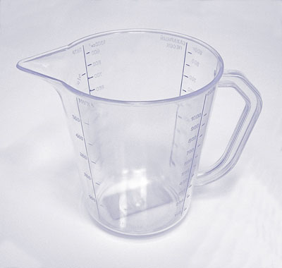 Кружка мерная 1л. прозр.