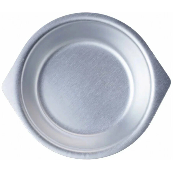 Тарелка алюминиевая для 2-х блюд, d130мм.
