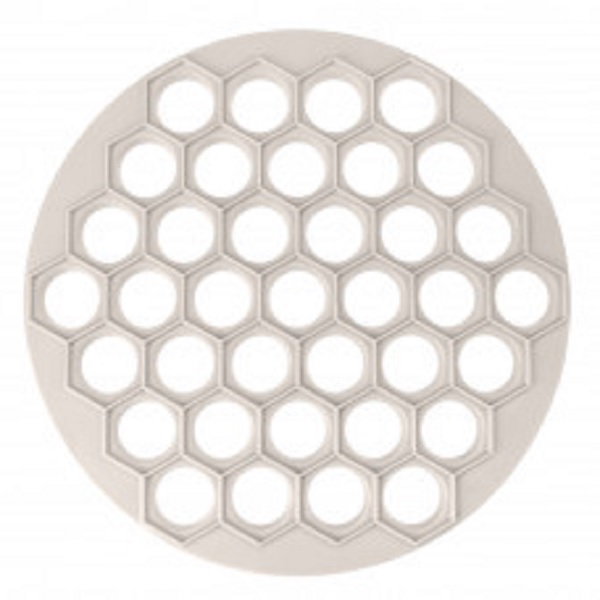 Пельменница, 37 ЯЧЕЕК 245мм (Светло-бежевый) (то)
