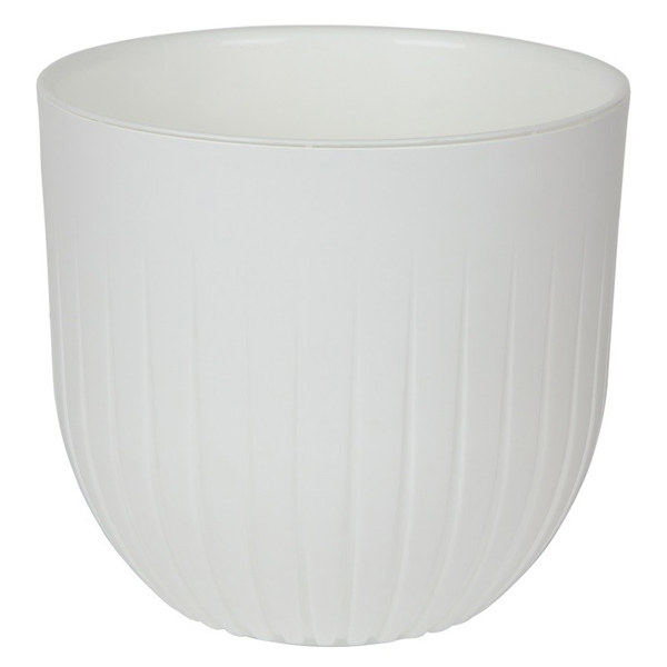 Горшок Альфа 4л с вкладкой Белый