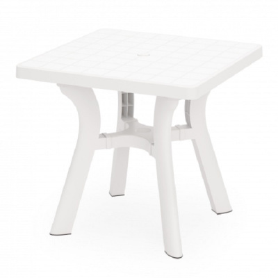 Стол квадратный "Атлант" (800х800х765)(белый) (то)