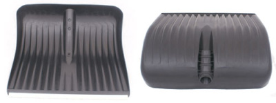 Лопата снегоуборочная 45х40 см с наконечником (то)