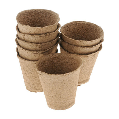 Торфяной горшочек кругл. 110*100 (10шт) "Умный огород"