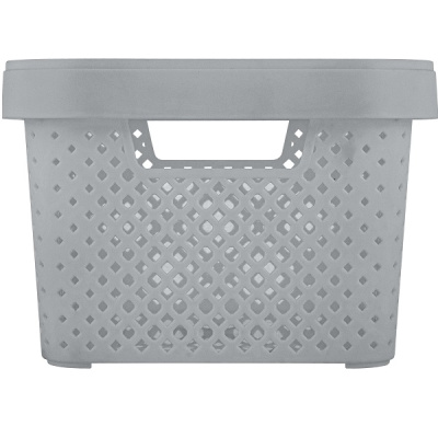 Корзинка STOCKHOLM 360х275х205мм 15л серый шторм (то)