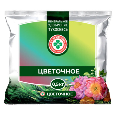 Удобрение минеральное тукосмесь "Скорая помощь" Цветочное 0,5 кг