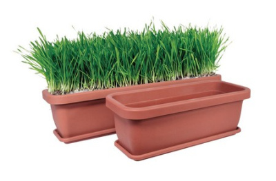 Ящик для цветов с поддоном (360х150х125) (то)