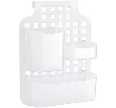 Органайзер навесной с контейнерами белый (то)