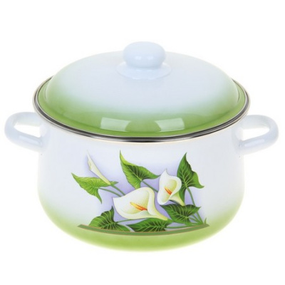 Кастрюля 2л конич. КАЛЛЫ