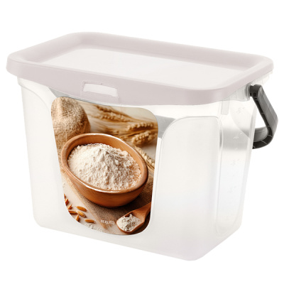 Емкость для муки 6 л (платина)