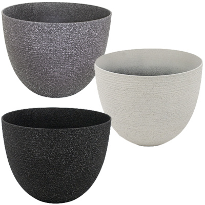 Кашпо пластиковое ИРОНИЯ Ø-40см h-30см