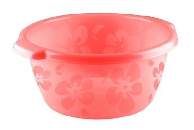 Таз круглый 14л желтый