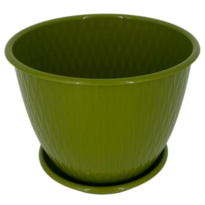Горшок "Корсика", D17, с поддоном 1,8л папоротник