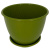 Горшок "Корсика", D17, с поддоном 1,8л папоротник