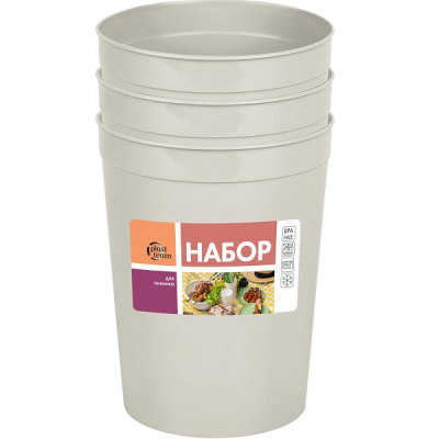 Набор для пикника Plast Team стаканы 3шт. (то)