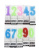 Свеча в торт ЦИФРА(1,2,3,4,5,6,7,8,9,0)     7см