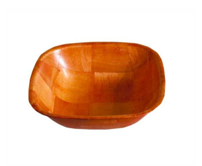 Салатник квадратный Ø 25см (дерево) 550мл