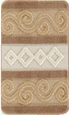 Коврик HURREM из пропилен. 60*100см бежевый