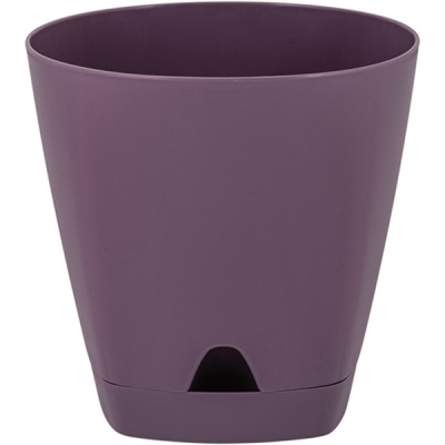 Горшок для цветов AMSTERDAM D170 с прикорневым поливом 2,5л морозная слива (то)