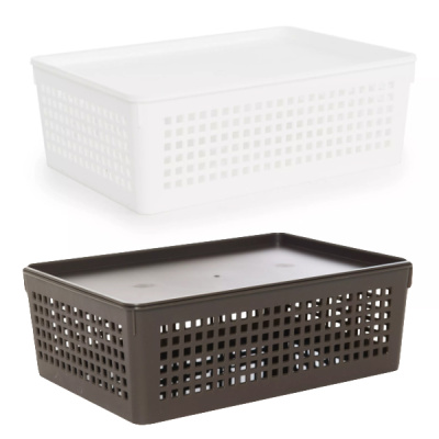 Корзинка TRAYMIX с крышкой 3,7л 270х190х90мм  (то)