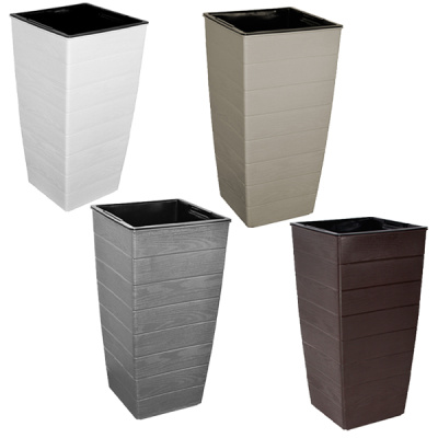 Кашпо "Карелия" 285х285х560 с горшком 15л