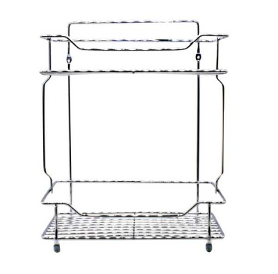 Полка 2-х ярусная металлическая