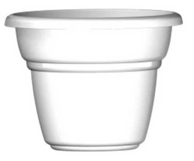 Горшок "Милано", D22, с поддоном 3,2л прозрачный (то)