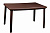 Стол прямоугольный (1200х850х750)(коричневый)  (то)