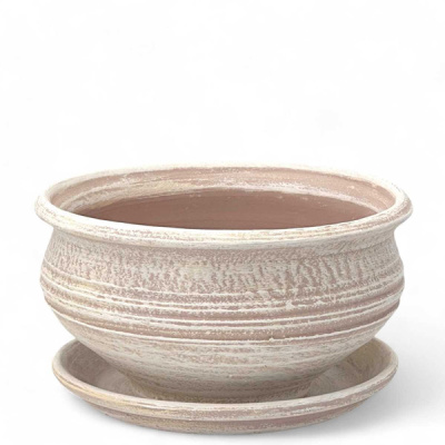 Горшок Кантри фиалочница капучино 16см 32-012