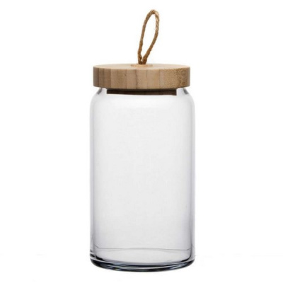 Банка с бамбук. крышкой ВУДИ 1130 мл