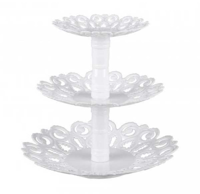 Фруктовница "Мелодия" 3-х ярусная (белый)(то)