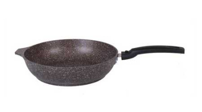 Сковорода 240/60 мм со съемной ручкой, АП (кофейный мрамор)