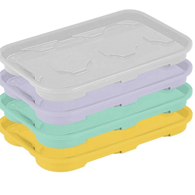 Поддон для пласт/торф. горшочков для рассады 6х400мл микс (то)