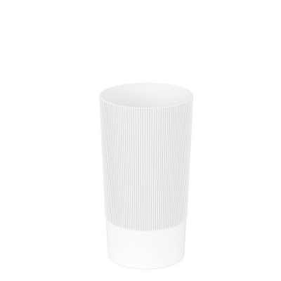 Ваза для цветов под срезку "Версаль" (D150мм,выс280мм)(белый)(то)