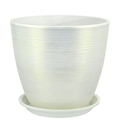 Горшок Перламутр бутон белый 18см (РС 55/3)