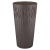 Горшок для цветов Winds D340мм, 40л c дренажной вставкой 18,7л антрацит (то)