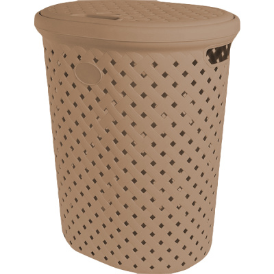 Корзина для белья Rattan 42л шоколадный мокко