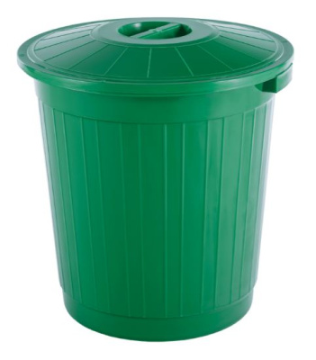 Бак 50л с крышкой (зеленый)