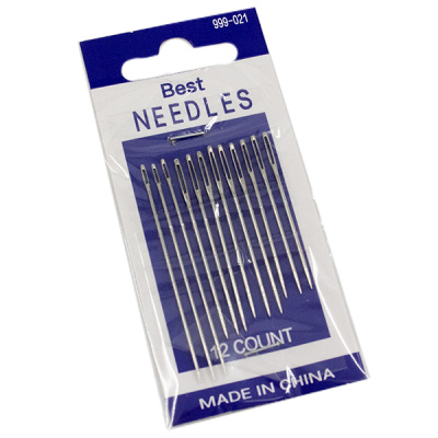 Иголка швейная 12шт 