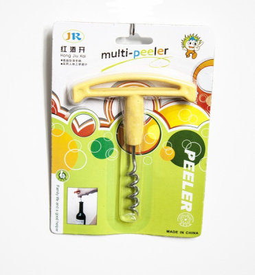 Штопор с пластиковой ручкой