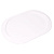 Поднос овальный 48х29см. Фактура поверхности  "Древесина" (белый) (то)