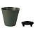 Горшок Конус Эко 5,2л с дренажной вставкой Малахит