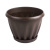 Горшок "Знатный" 11л. d320 шоколадный с поддоном  