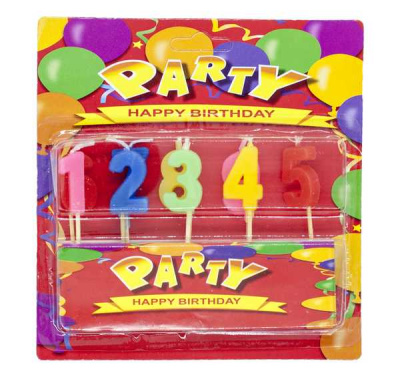 Свечи для торта ЦИФРЫ