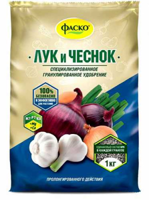 Удобрение сухое Фаско®  минеральное Почвопротектор Для лука и чеснока гранулированное 1кг