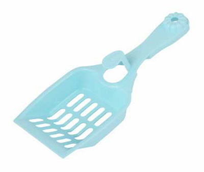 Совок ALTA для кошачьего туалета "Мур-мяу" (голубой)  (то)