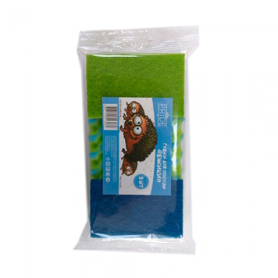 Губки для посуды 3 шт "Ёжики" (30)