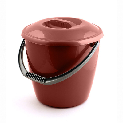 Ведро "Удачное" 10л с крышкой (то)