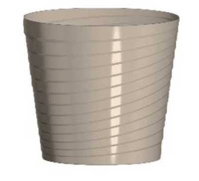 Горшок "Верона", D17 без поддона 2,7л серый муссон (то)