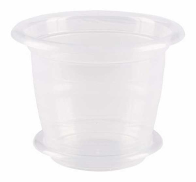 Горшок цв. для орхидеи 1л. с поддоном(прозр.)(то)
