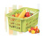 Корзина для овощей "Джета" 17л. перф. (то) Корзина для овощей "Джета" 17л. перф. (то)